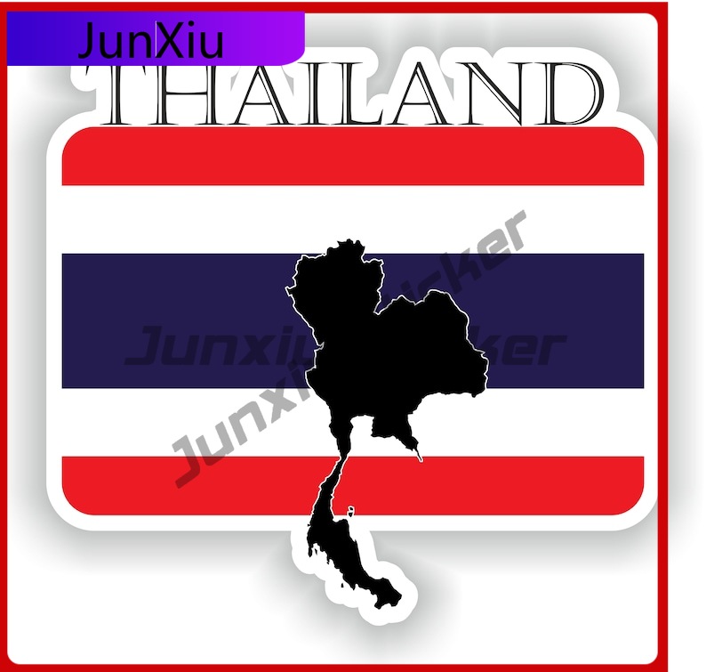 Car Accessories Thailand - Adesivo Decorativo Anti-riscos com Padrão Tailandês