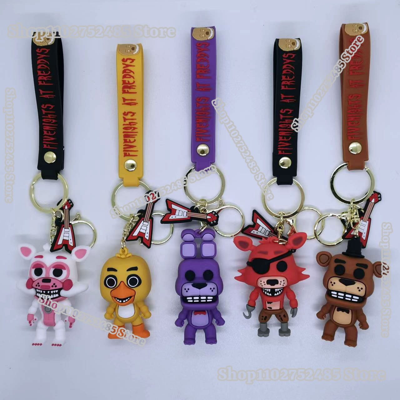 Car Accessories Gifts For Men - 5pcs Chaveiros de Figuras de Anime