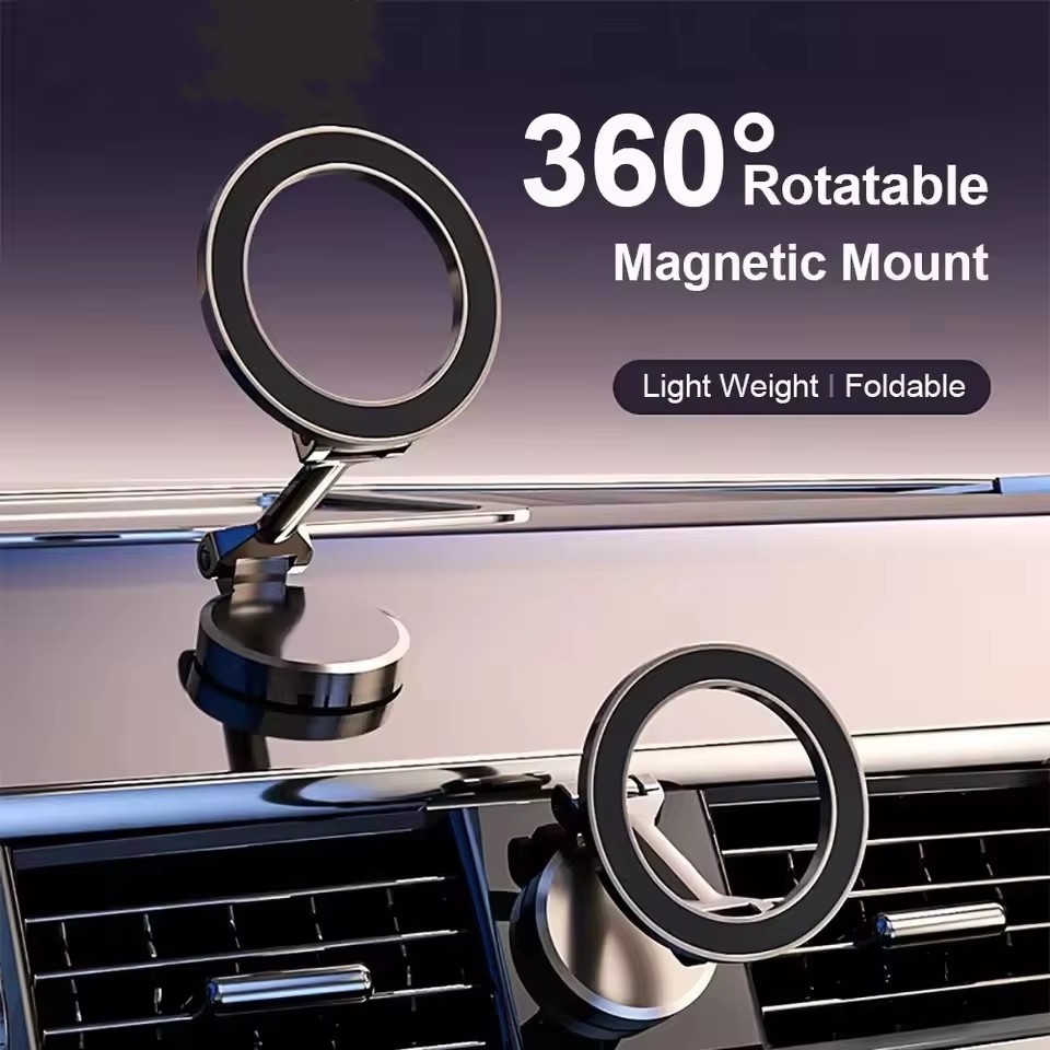 Car Phone Holder Magnetic - Suporte Magnético Dobrável para Celular no