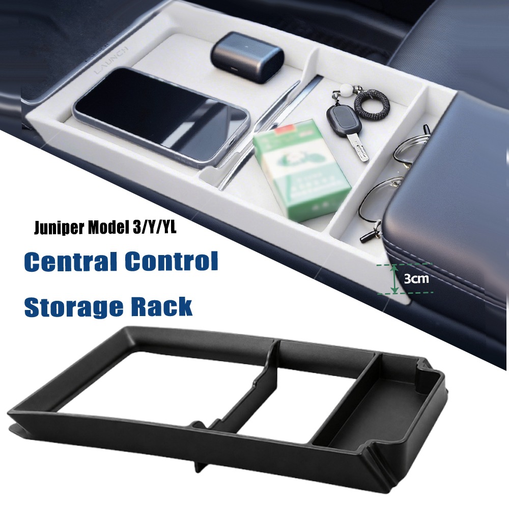 Car Accessories Website - Bandeja Organizadora Antiderrapante para Console Central