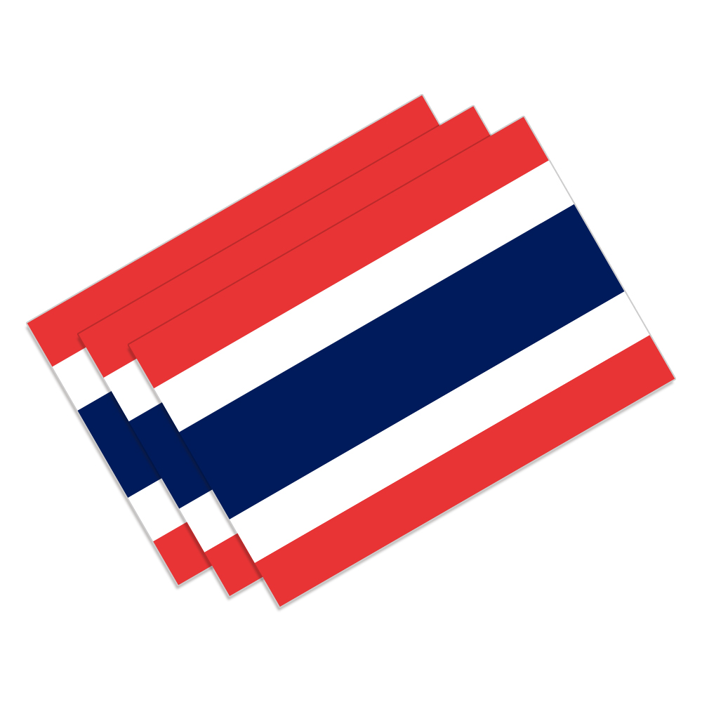Car Accessories Thailand - Pvc adesivo com bandeira da Tailândia,