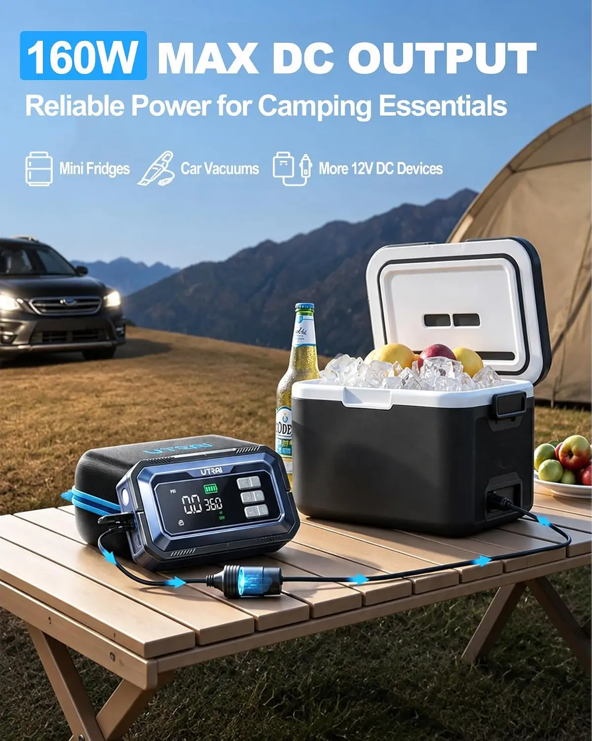 Iniciador de Bateria com Compr - Portable Jump Starter avaliação e preço