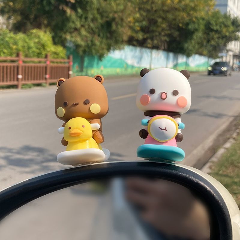 Yier Bubu Spring Swing Figurin - Car Accessories Website avaliação e preço
