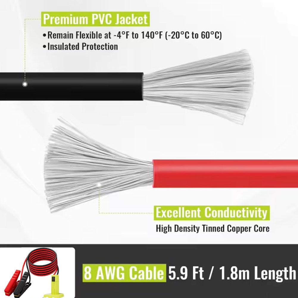 Adaptador de cabos de ligação  - Portable Jump Starter avaliação e preço