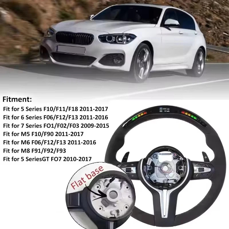 Volante de couro para BMW F10  - Car Accessories Website avaliação e preço