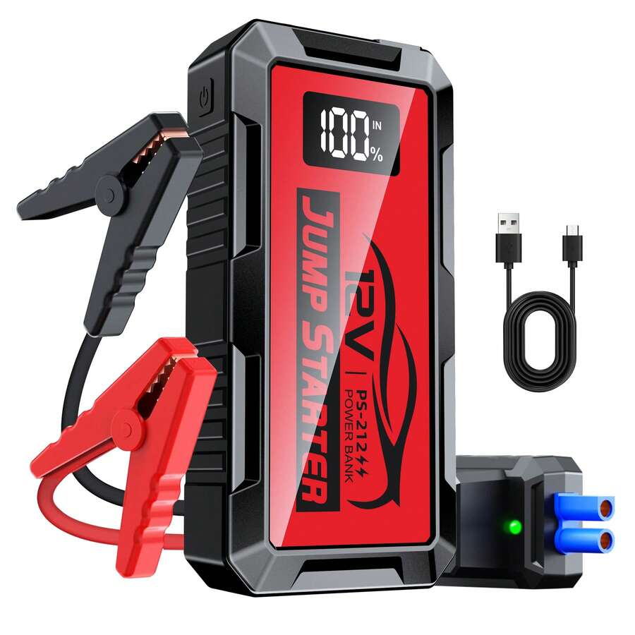 Iniciador de Carro 8000A, Bate - Portable Jump Starter avaliação e preço