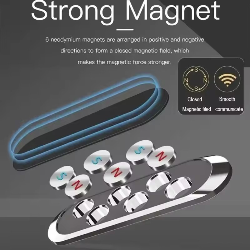 Suporte Magnético de Metal par - Car Phone Holder Magnetic avaliação e preço