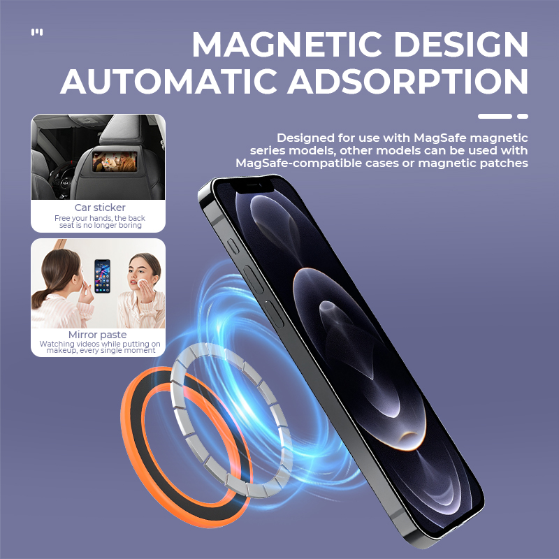 Para magsafe forte anel magnét - Car Phone Holder Magnetic avaliação e preço