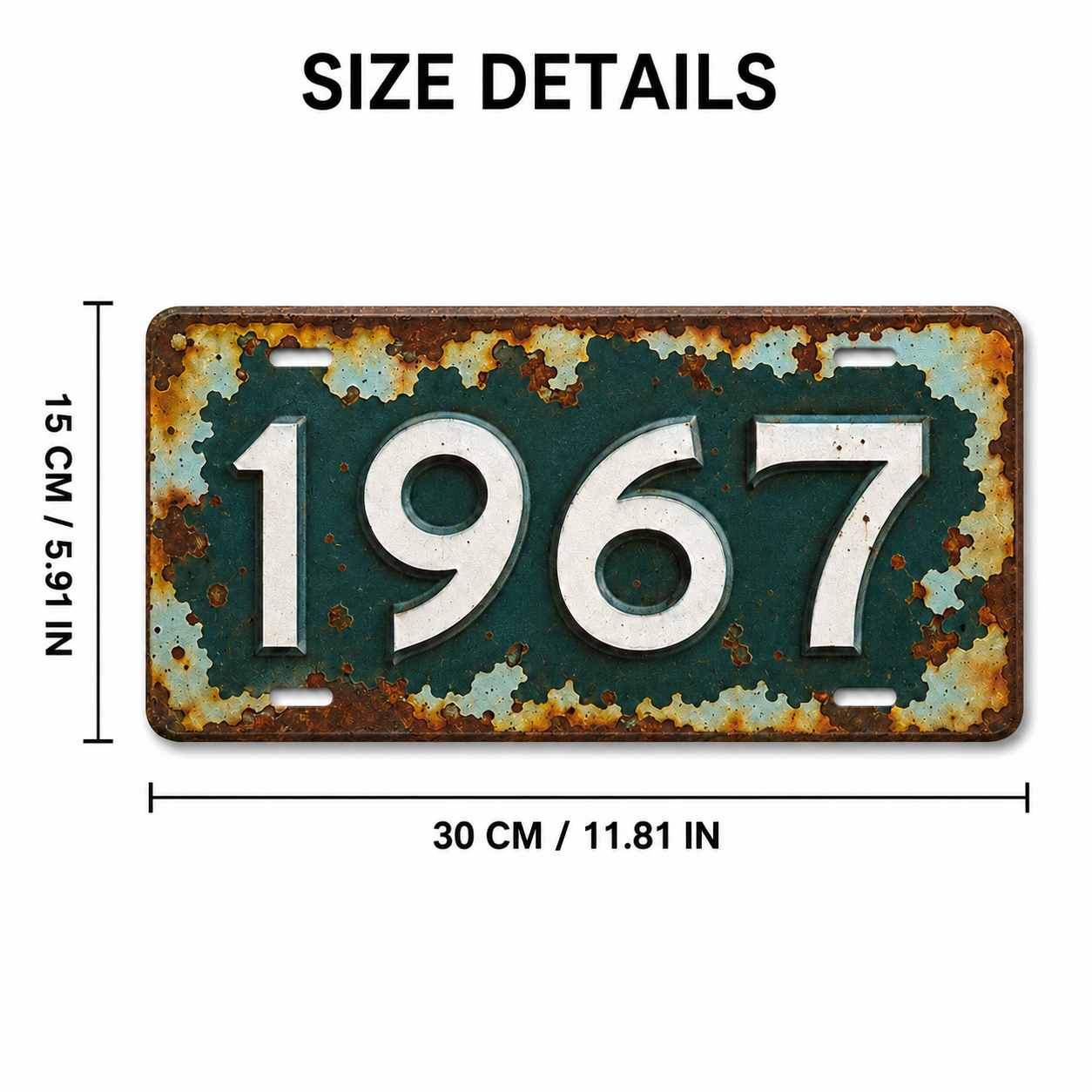 Placa de Metal Vintage 2D Plan - Car Accessories Thailand avaliação e preço